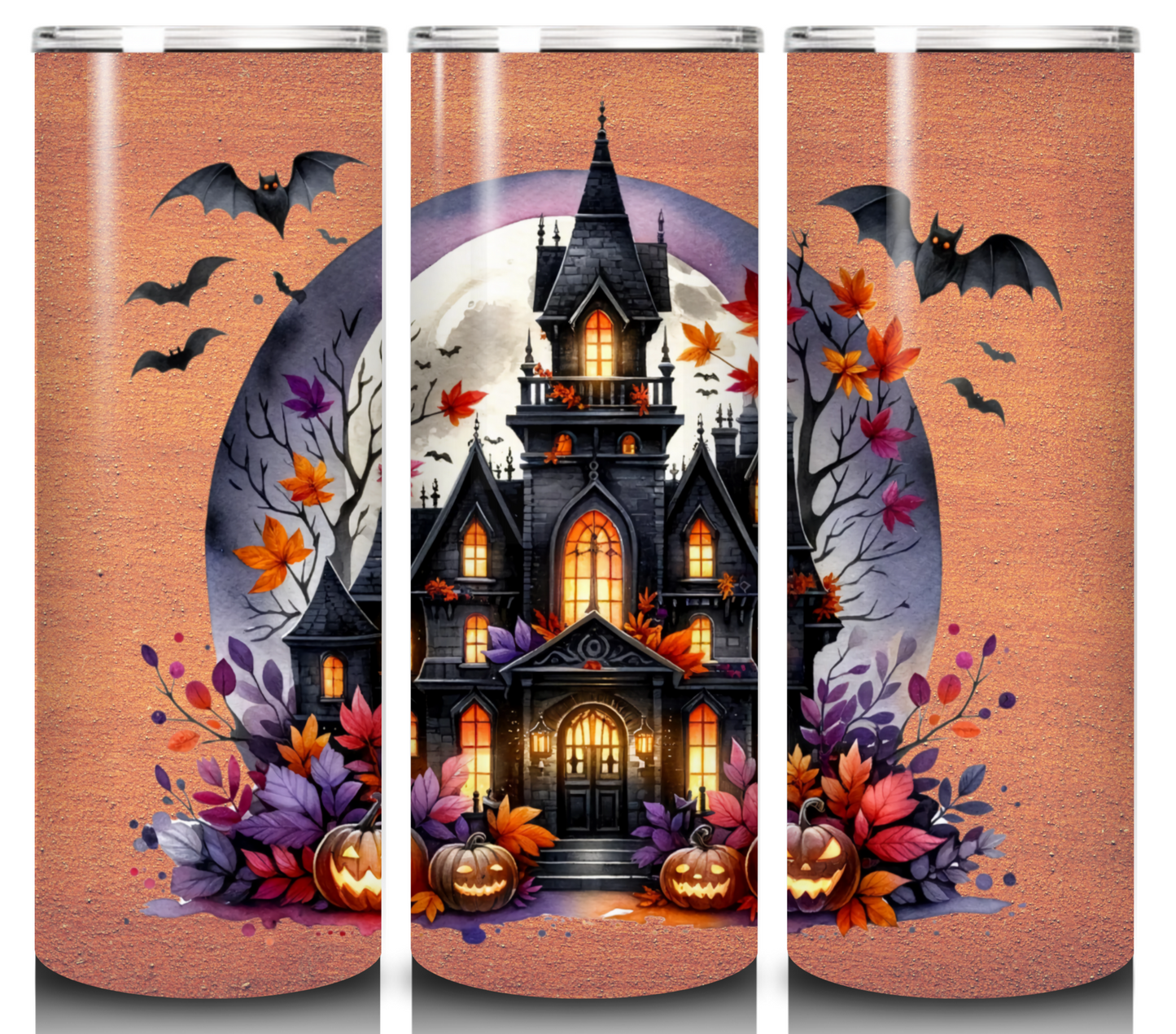 Halloween House 20 Ounce Skinny Tumbler