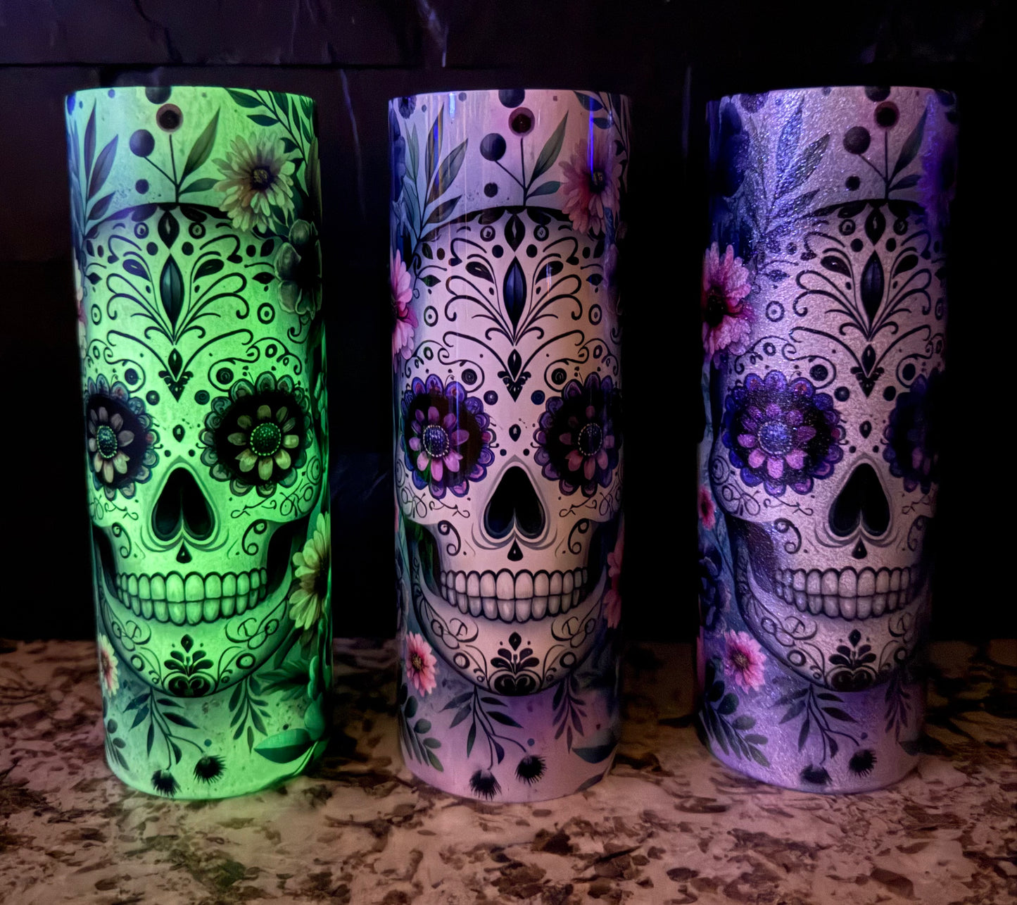 Day of the Dead #5 - 20 Ounce Skinny Tumbler
