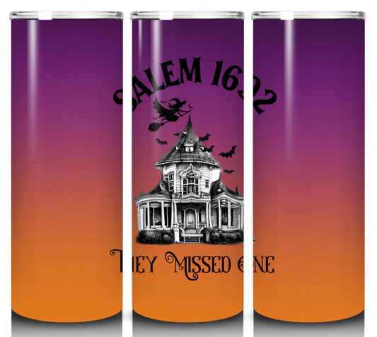 Salem Collection #1 - They Missed One - 20 Ounce Skinny Tumbler
