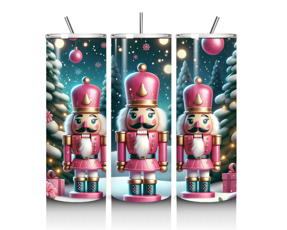 Christmas Nutcracker Collection 20 oz. Skinny Tumblers
