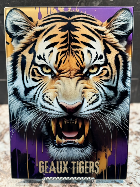 Roaring Tiger Glass Charcuterie Board