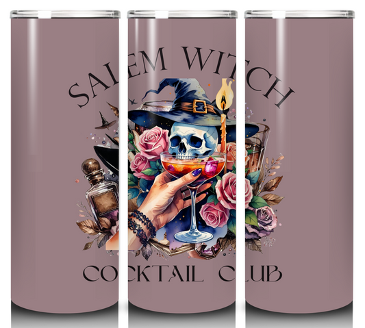Salem Collection #4 - Salem Witch Cocktail Club - 20 Ounce Skinny Tumbler