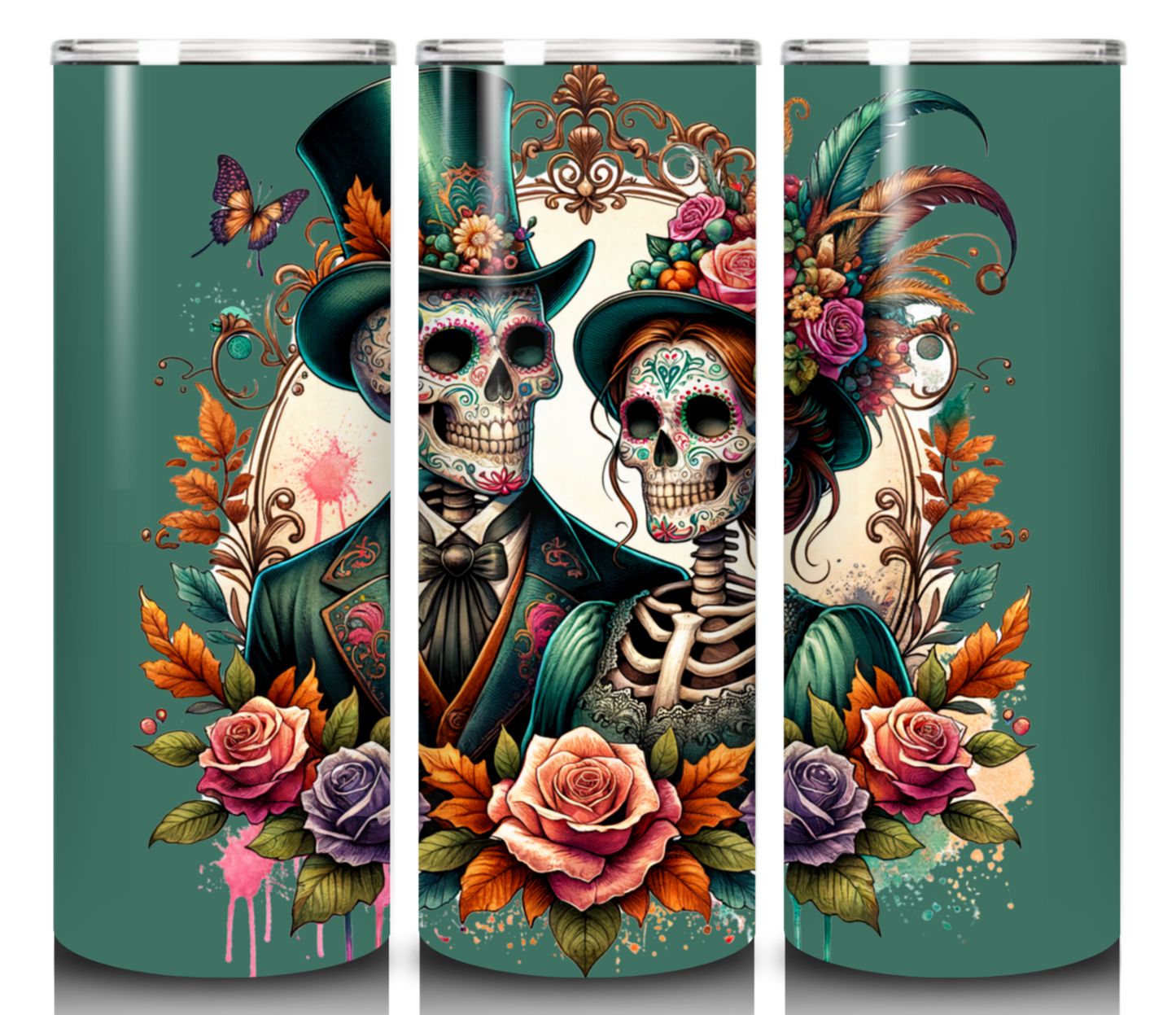 Day of the Dead #4 - 20 Ounce Skinny Tumbler