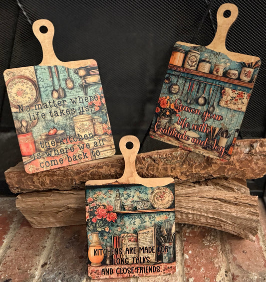 Kitchen Fun Decorative Wooden Wall Plaques (Copy)