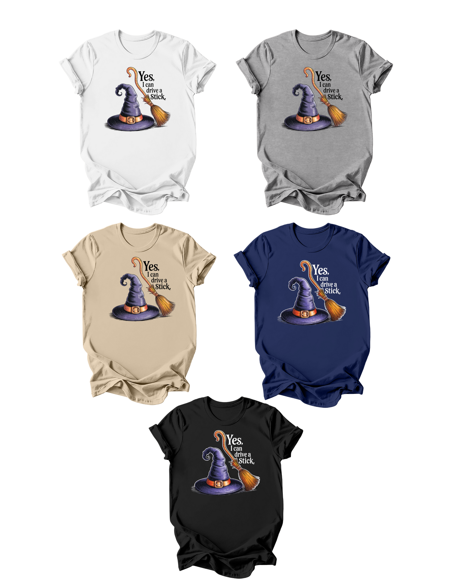 Yes, I Can Drive a Stick-100% Heavy Cotton T-Shirt