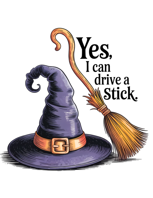 Yes, I Can Drive a Stick-100% Heavy Cotton T-Shirt